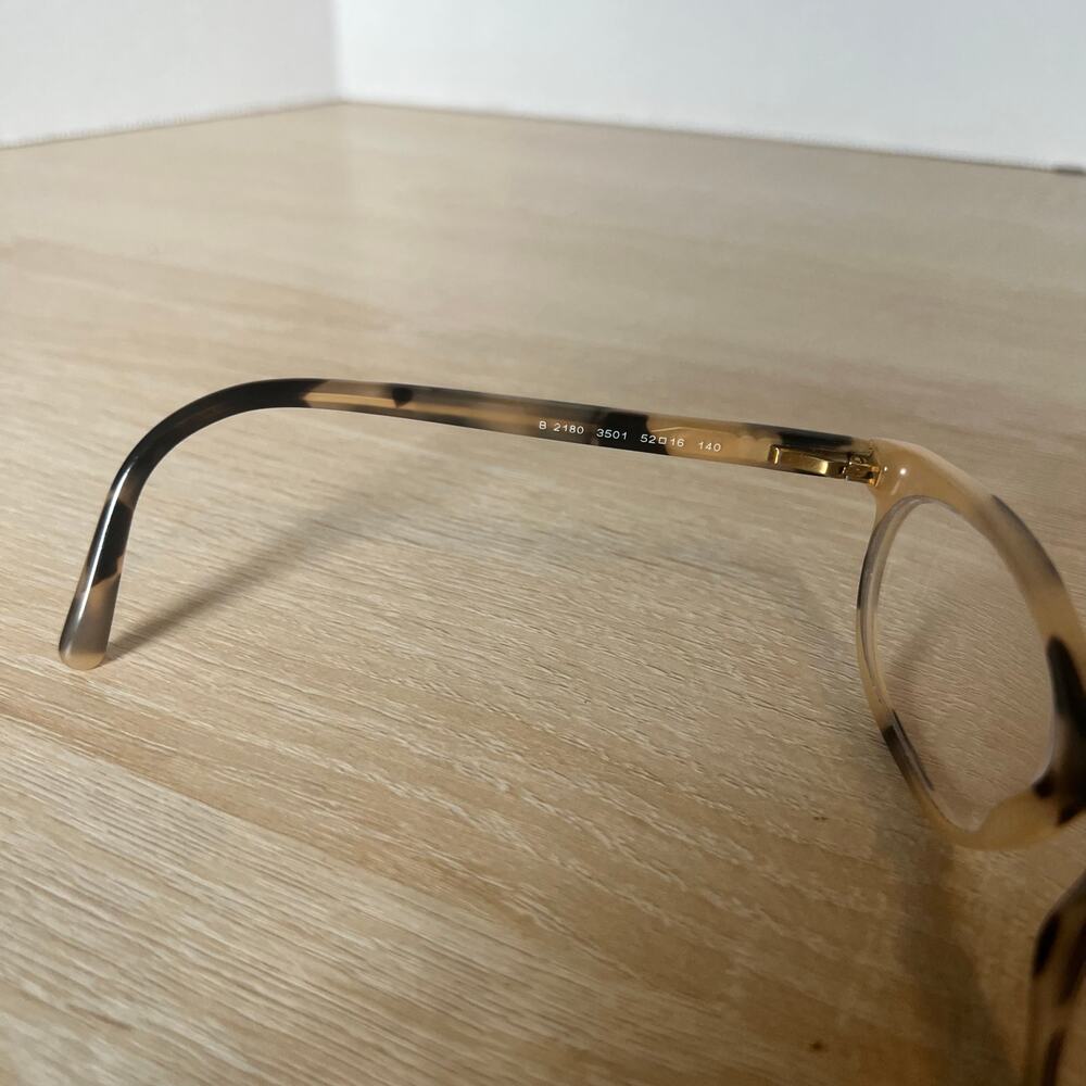 Burberry B2180 3501 Eyeglasses Beige Tan Tortoise Frames 52-16-140 Italy - Picture 5 of 12